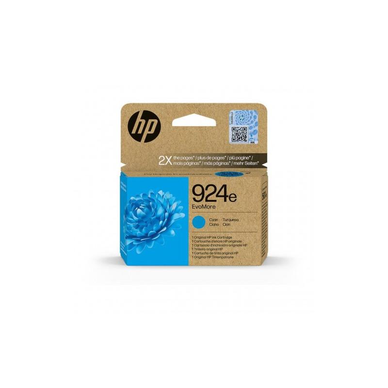 Cartouche d'origine Cyan 924E pour HP OfficeJet Pro 81xx e