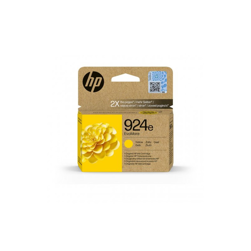 Cartouche Origine HP 924E Jaune - OEM 924E