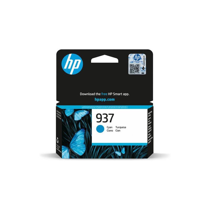 Cartouche Origine Cyan HP 937 - Conforme 100% HP