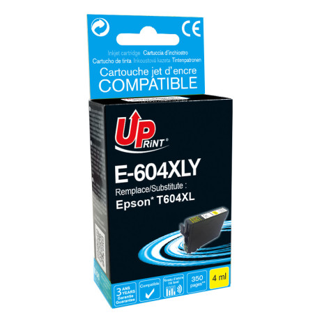 Cartouche UPrint Epson 604XL Jaune C13T10H44010 | Premium