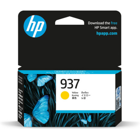 Cartouche Origine Jaune HP 937 - Conforme et reconnue par votre