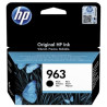 Cartouche noire Origine HP 963 pour OfficeJet Pro 9010/9012/9013/9014
