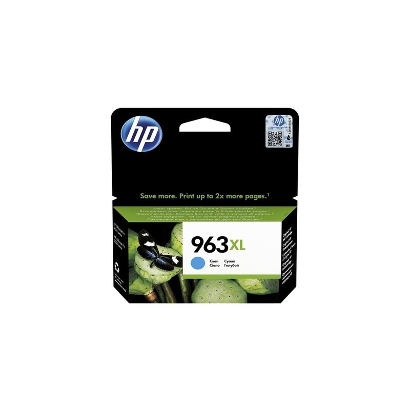 Cartouche HP 963XL Cyan - Origine officielle HP