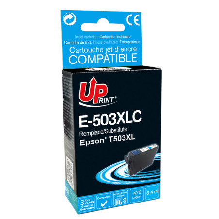 Cartouche UPrint Epson 503XL Cyan C13T09R24012 | Premium