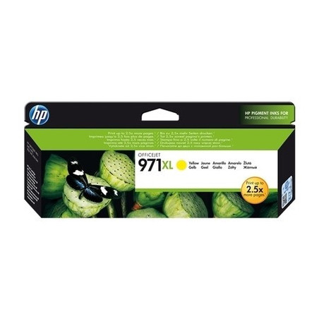 Cartouche Jaune Origine HP 971XL pour OfficeJet Pro X 450/470