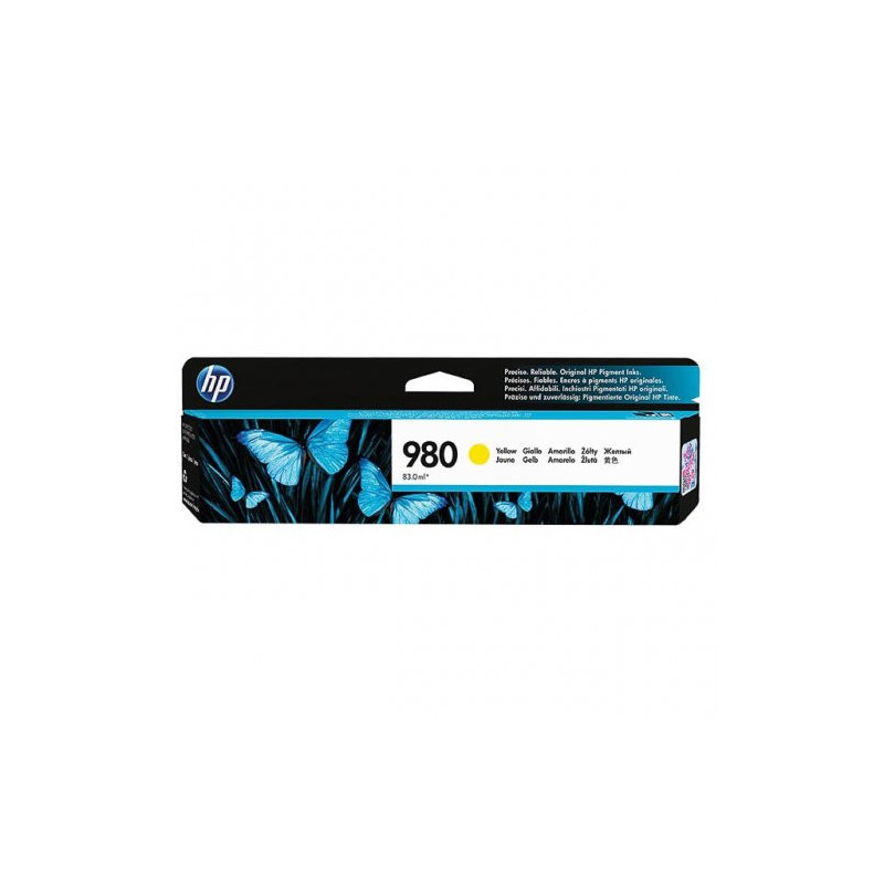Cartouche d'origine HP Jaune 980 pour imprimantes OfficeJet