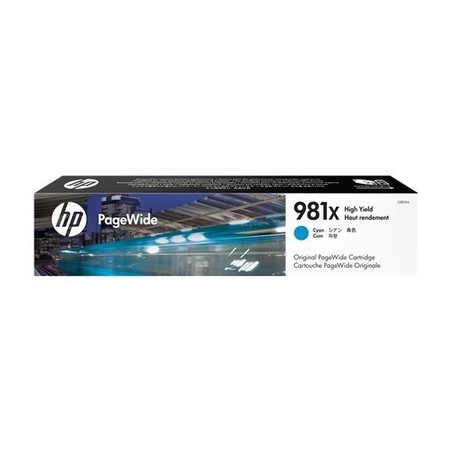 Cartouche Origine HP 981X Cyan - Conforme et reconnue par l'imprimante