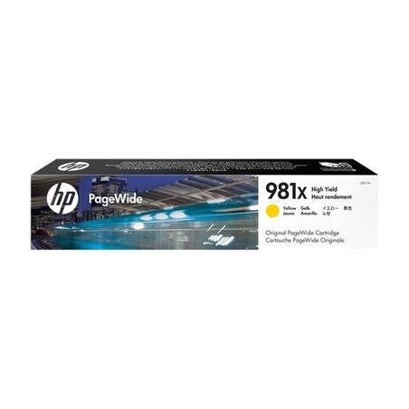 Cartouche d'origine HP 981X Jaune - Origine, conforme et reconnue