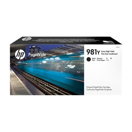Cartouche d'origine HP 981Y Noir pour PageWide Enterprise