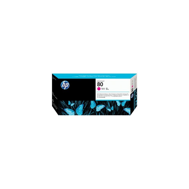 Cartouche Origine Magenta HP 80 pour imprimantes DesignJet