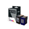 Cartouche Compatible HP C6656AE Noir + Tricolore x2 - 1er Prix