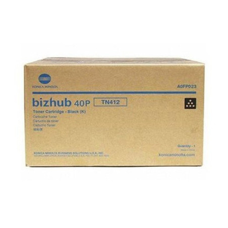 Cartouche d'origine Konica Minolta 412 pour Bizhub 40 P/PX, noir