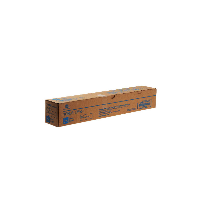 Cartouche d'origine Cyan Konica Minolta 514 pour Bizhub C458/C558/C658
