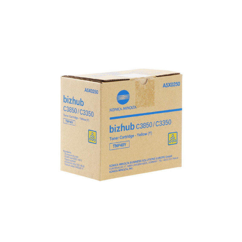 Cartouche jaune Origine Konica Minolta 48 – Conforme et reconnue