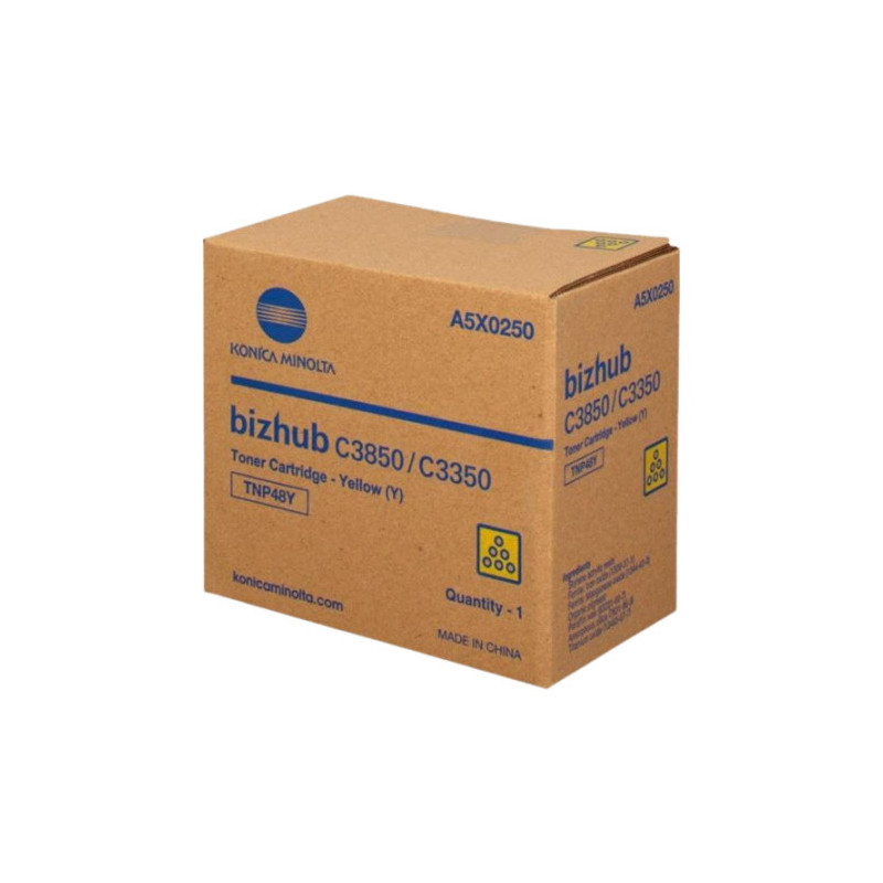 Toner Laser Original Konica Minolta 49 Jaune - Gamme Origine