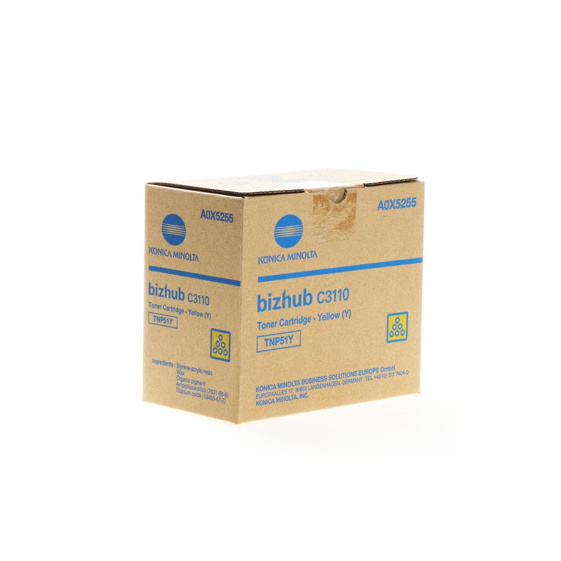 Toner Laser Original Konica Minolta 55 Jaune (OEM 55)
