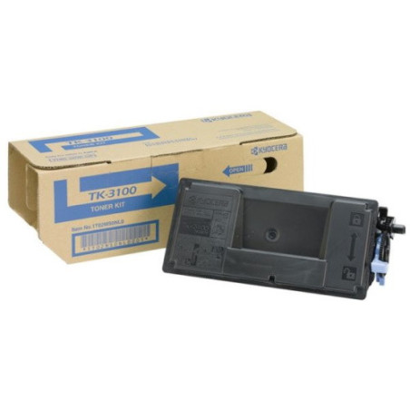 Cartouche noire TK-3100 Origine pour Kyocera — reconnaissance