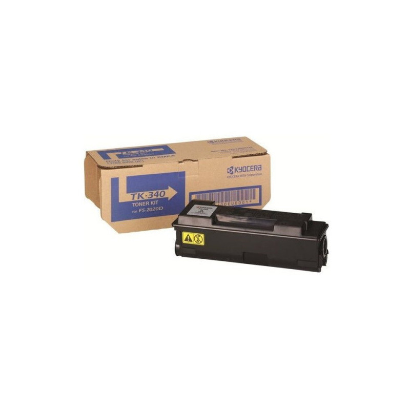 Cartouche TK340 Origine Noir pour Kyocera FS-2020 D/DN - 12000 pages