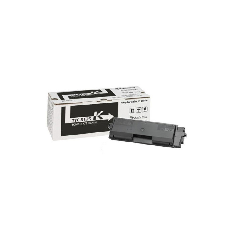 Cartouche d'origine Kyocera 5135 Noir pour TASKAlfa 260/265/266 ci