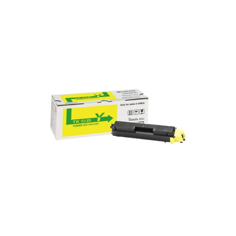 Cartouche jaune Origine Kyocera 5135 pour TASKAlfa 260/265/266 ci