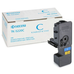 Cartouche cyan Origine Kyocera pour ECOSYS M5521/ P5021 - Réf. 5220