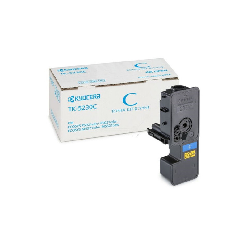 Cartouche cyan d'origine Kyocera 5230 pour imprimantes ECOSYS M/P
