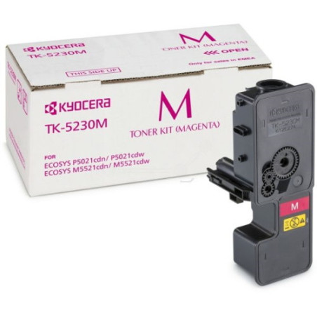 Cartouche Magenta Origine Kyocera 5230 pour imprimantes ECOSYS