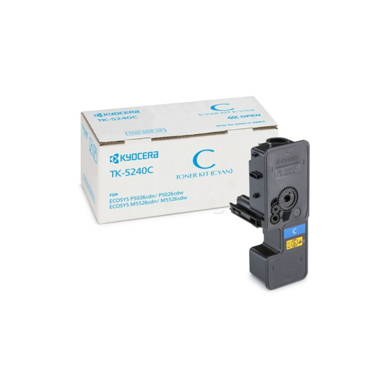 Cartouche d'origine TK-5240C cyan pour Kyocera ECOSYS M 5526 Series