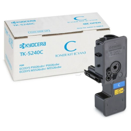 Cartouche d'origine TK-5240C cyan pour Kyocera ECOSYS M 5526 Series