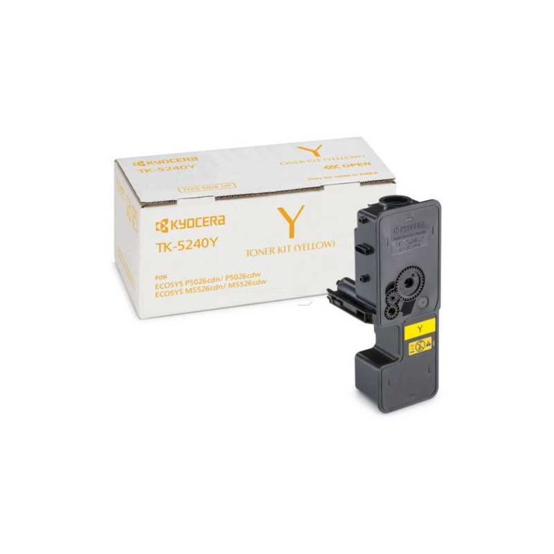 Cartouche jaune TK-5240Y Origine pour Kyocera ECOSYS M5526/P5026