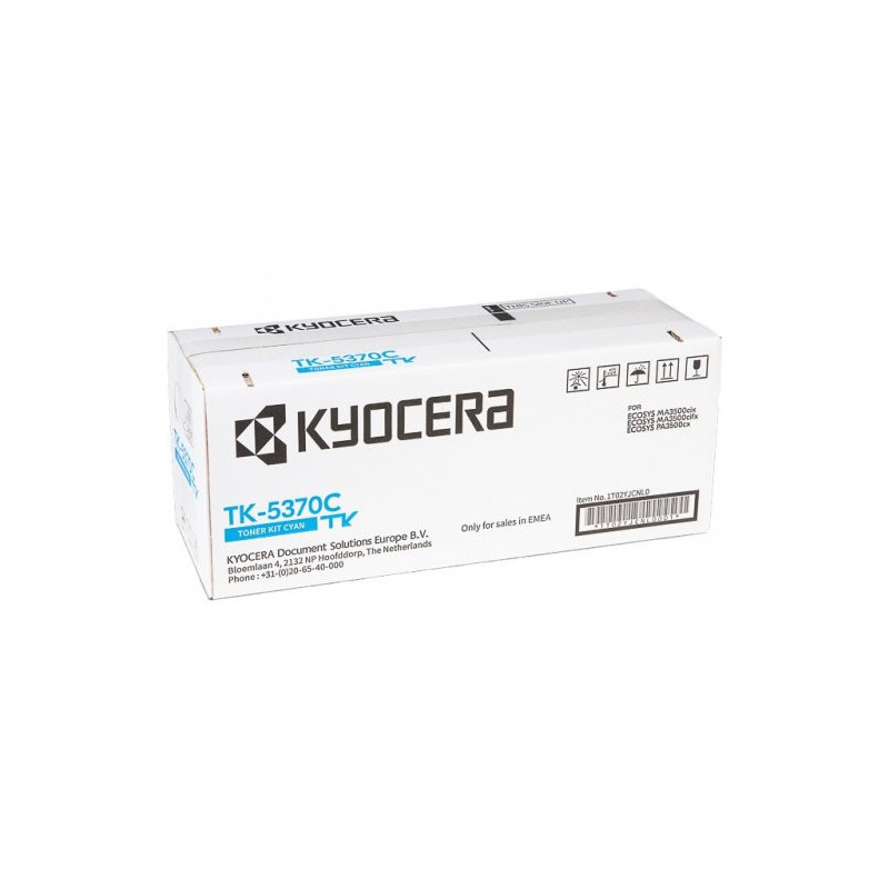 Cartouche Cyan Origine Kyocera 5370 pour MA/PA 3500 Series