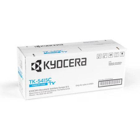 Cartouche cyan TK-5415 pour Kyocera TASKalfa MA/PA 4500 ci - Origine