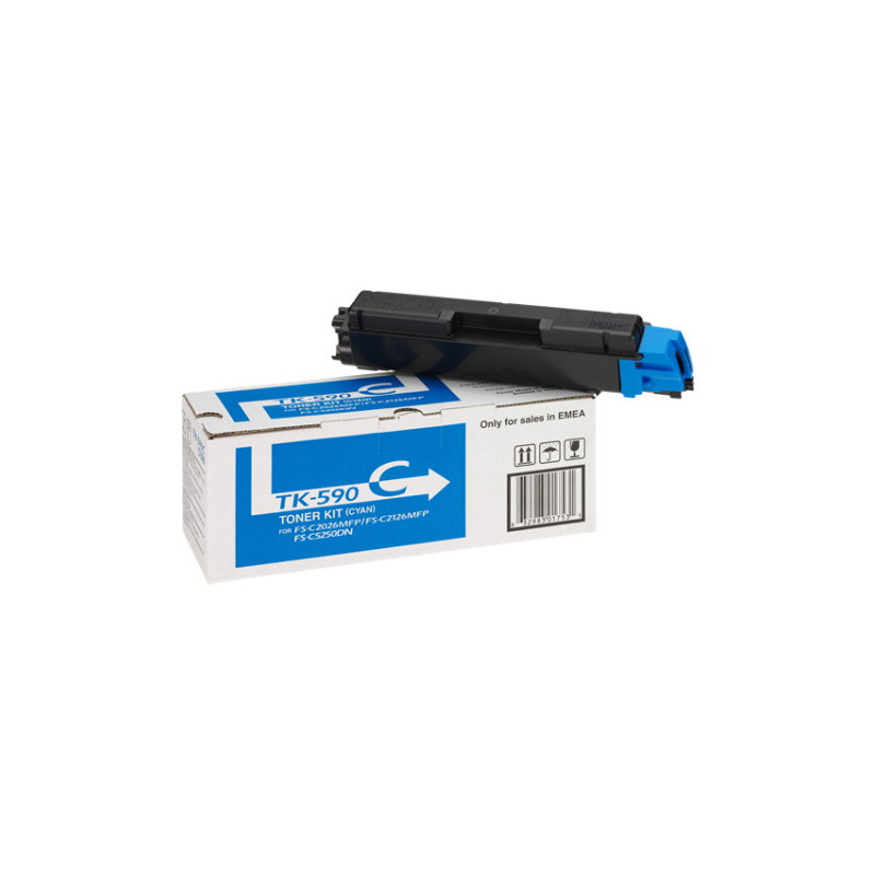 Cartouche cyan d'origine Kyocera pour imprimantes ECOSYS M6026 et