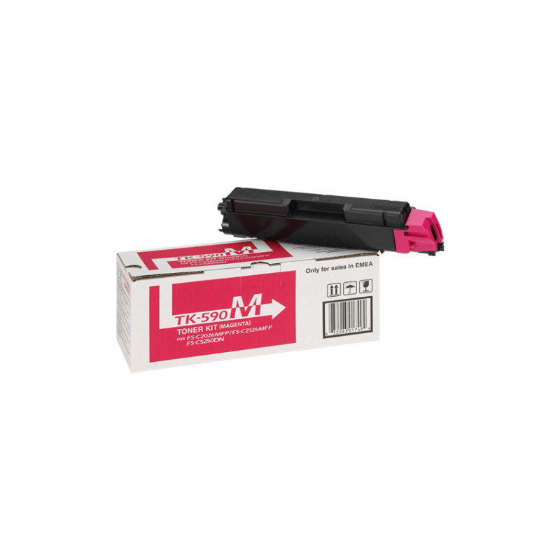 Cartouche Magenta Origine Kyocera 1T02KVBNL0 TK590M - Conforme