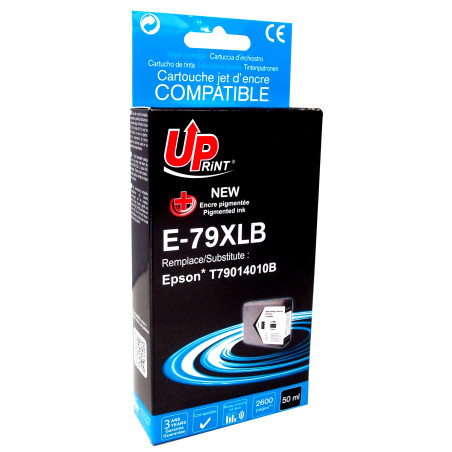 Cartouche Premium Noir UPrint compatible Epson T79014010, rendement
