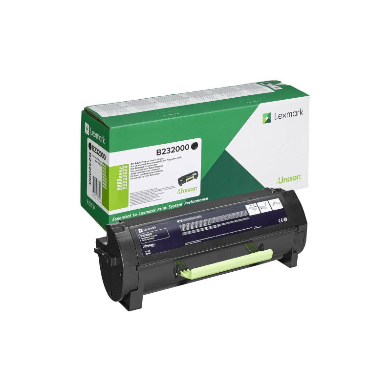 Toner laser Lexmark 232 Noir · 3 000 pages