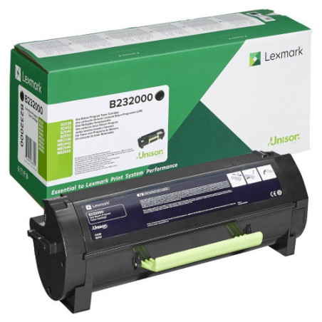 Toner laser Lexmark 232 Noir · 3 000 pages