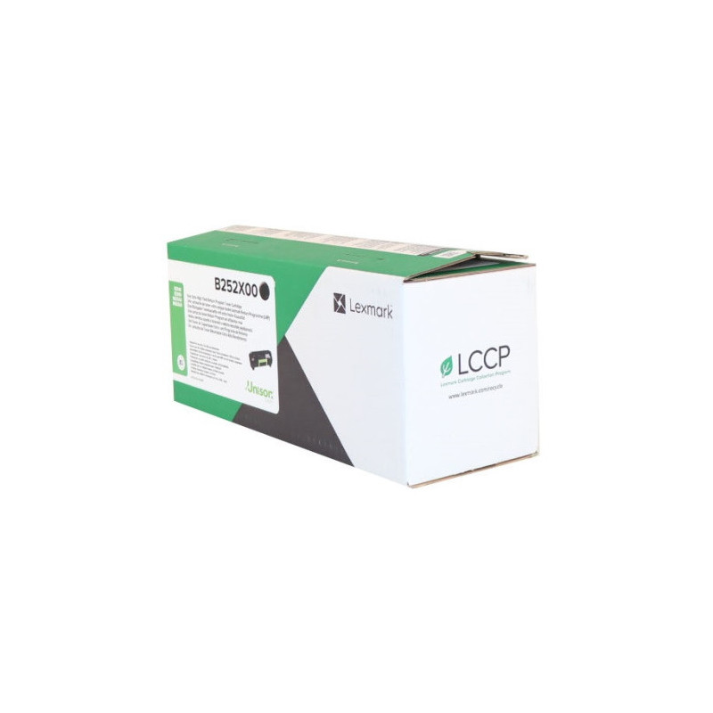 Cartouche Laser Noir Origine Lexmark 252X pour B 2546 dw, B 2650 dw
