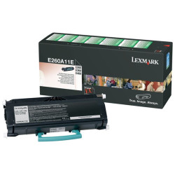Cartouche d'origine Lexmark E260 Noir – Conforme et fiable pour vos