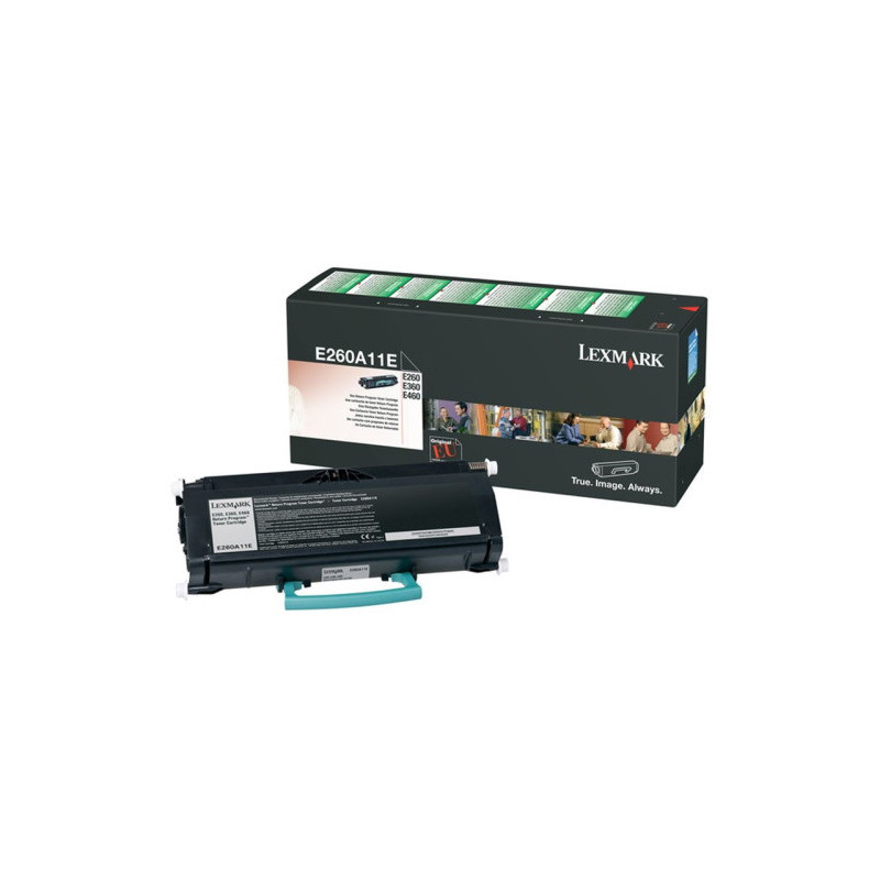 Cartouche d'origine Lexmark E260 Noir – Conforme et fiable pour vos