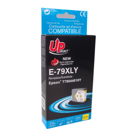 Cartouche jaune Premium UPrint pour imprimantes Epson - Réf. OEM