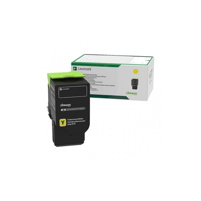 Cartouche Jaune Origine Lexmark 332H pour C 3326 dw / MC 3300