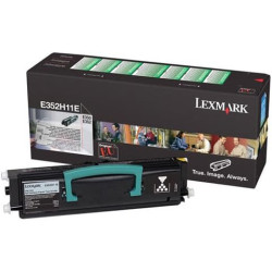 Cartouche Origine Lexmark E350 Noir pour E 350, E 352, E 350 D, E