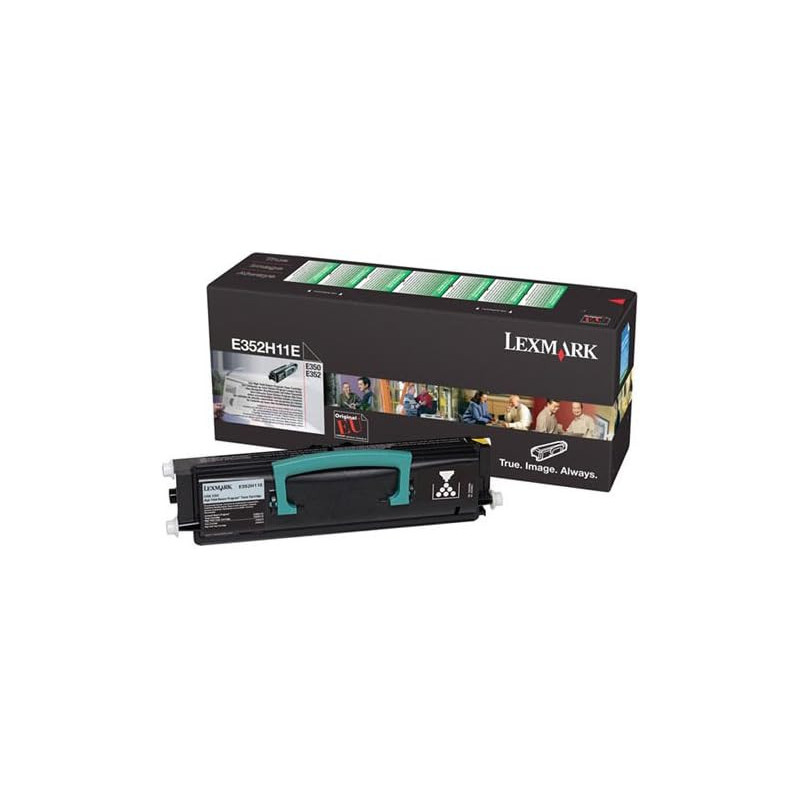 Cartouche Origine Lexmark E350 Noir pour E 350, E 352, E 350 D, E