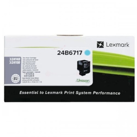 Cartouche d'origine 24B6717 Cyan pour Lexmark XC 4100 Series et XC