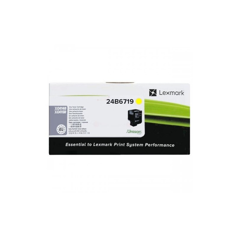 Cartouche jaune Origine Lexmark 24B6719 pour XC 4100 Series