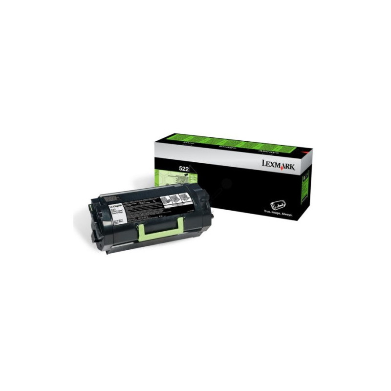 Cartouche Noir Lexmark 522 Origine pour MS 810/811 – conforme et