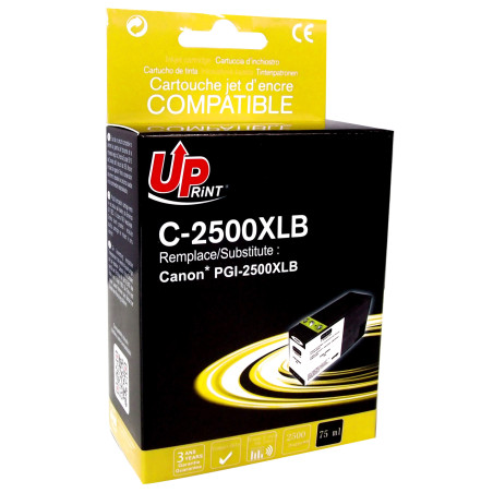 Cartouche premium UPrint noir pour imprimantes Canon PGI-2500XL