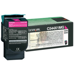 Cartouche d'origine Lexmark 0C544X1MG Magenta pour C 544 Series