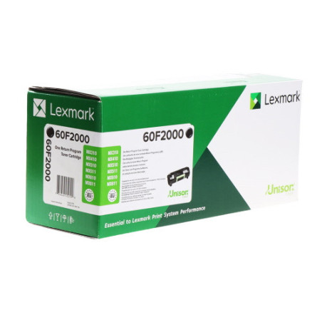Toner laser Lexmark 602 Noir · 2 500 pages